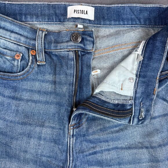 PISTOLA Monroe Crop Lenora Womens Size 27 (27x26) Blue Style P00016991SR - Picture 6 of 12